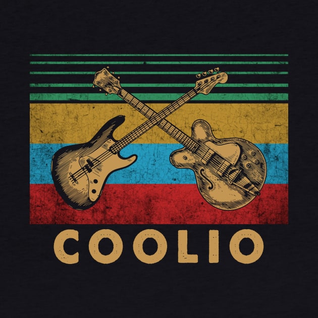 Graphic Proud Coolio Name Guitars Birthday 70s 80s 90s by BoazBerendse insect